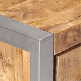 Sideboard 60x35x70 cm Rough Mango Wood - 45-Degree Angle