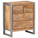 Sideboard 60x35x70 cm Rough Mango Wood - Extra Image