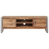 TV Cabinet 120x30x40 cm Rough Mango Wood