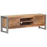 TV Cabinet 120x30x40 cm Rough Mango Wood - Extra Image