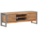 TV Cabinet 120x30x40 cm Rough Mango Wood - Extra Image