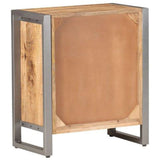 Sideboard 60x35x72 cm Rough Mango Wood - Top-Down View