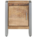 Bedside Cabinet 40x30x50 cm Rough Mango Wood