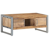 Coffee Table 95x50x40 cm Rough Mango Wood - Extra Image