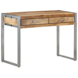 Desk 108x50x75 cm Rough Mango Wood - Extra Image
