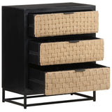 Sideboard 60x35x70 cm Solid Mango Wood - Side View