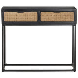 Console Table 90x35x76 cm Solid Mango Wood - Front View