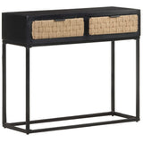 Console Table 90x35x76 cm Solid Mango Wood - Low Angle