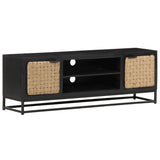 TV Cabinet 120x30x40 cm Solid Mango Wood - Extra Image