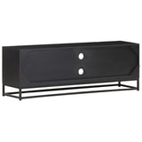 TV Cabinet 120x30x40 cm Solid Mango Wood - Top-Down View