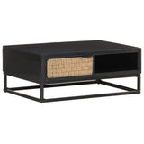 Coffee Table 90x60x35 cm Solid Mango Wood - Low Angle
