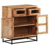 Sideboard 60x35x70 cm Solid Acacia Wood - Top-Down View