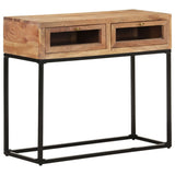 Console Table 90x35x76 cm Solid Acacia Wood - Low Angle
