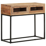 Console Table 90x35x76 cm Solid Acacia Wood - Extra Image