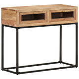 Console Table 90x35x76 cm Solid Acacia Wood - Extra Image