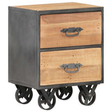 Bedside Cabinet 40x30x51 cm Solid Reclaimed Wood - Extra Image
