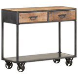 Console Table 90x35x74 cm Solid Reclaimed Wood - Extra Image