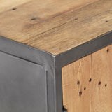 Sideboard 60x35x74 cm Solid Reclaimed Wood