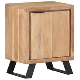 Bedside Cabinet 40x30x50 cm Solid Acacia Wood with Live Edges - Extra Image