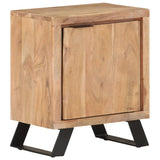 Bedside Cabinet 40x30x50 cm Solid Acacia Wood with Live Edges - Extra Image