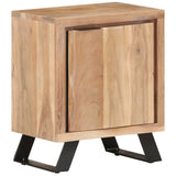 Bedside Cabinet 40x30x50 cm Solid Acacia Wood with Live Edges - Extra Image