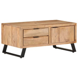 Coffee Table 90x50x40 cm Solid Acacia Wood with Live Edges - Extra Image