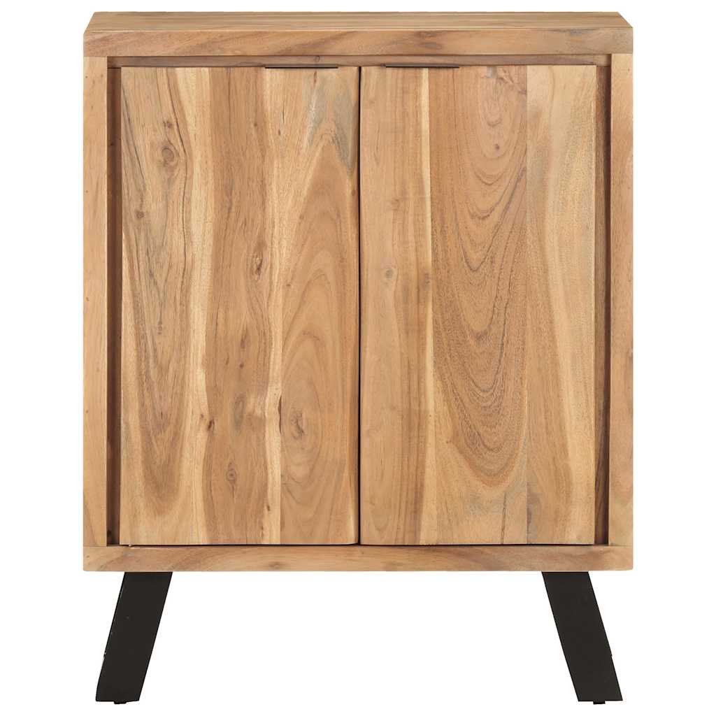 Sideboard 60x36x76 cm Solid Acacia Wood with Live Edges