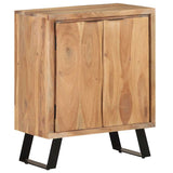 Sideboard 60x36x76 cm Solid Acacia Wood with Live Edges