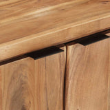 Sideboard 60x36x76 cm Solid Acacia Wood with Live Edges