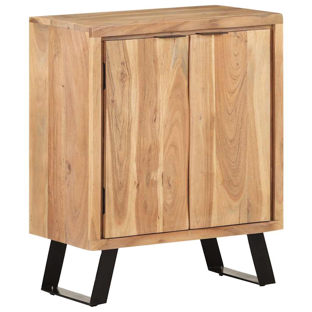 Sideboard 60x36x76 cm Solid Acacia Wood with Live Edges