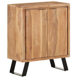 Sideboard 60x36x76 cm Solid Acacia Wood with Live Edges - Extra Image