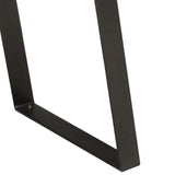 Console Table 100x35x76 cm Solid Acacia Wood with Live Edges - Close-Up Angle