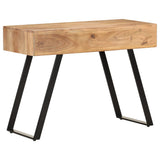 Desk 107x45x79 cm Solid Acacia Wood with Live Edges - Top-Down View
