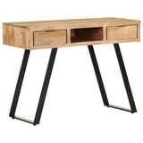 Desk 107x45x79 cm Solid Acacia Wood with Live Edges - Low Angle