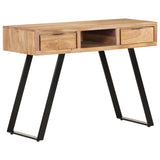 Desk 107x45x79 cm Solid Acacia Wood with Live Edges - Extra Image