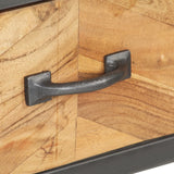 Console Table 110x35x75 cm Solid Acacia Wood - Top-Down View