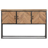 Sideboard 120x30x75 cm Solid Acacia Wood - Front View