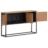 Sideboard 120x30x75 cm Solid Acacia Wood - Side View