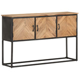 Sideboard 120x30x75 cm Solid Acacia Wood - Low Angle