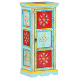 Hand Painted Highboard 40x30x90 cm Solid Mango Wood - Extra Image