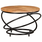 Coffee Table 60x60x40 cm Solid Acacia Wood - Extra Image