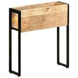 Planter 60x20x68 cm Rough Mango Wood - Extra Image