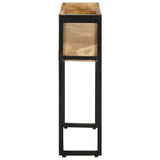 Planter 60x20x68 cm Rough Mango Wood