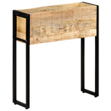 Planter 60x20x68 cm Rough Mango Wood - Extra Image