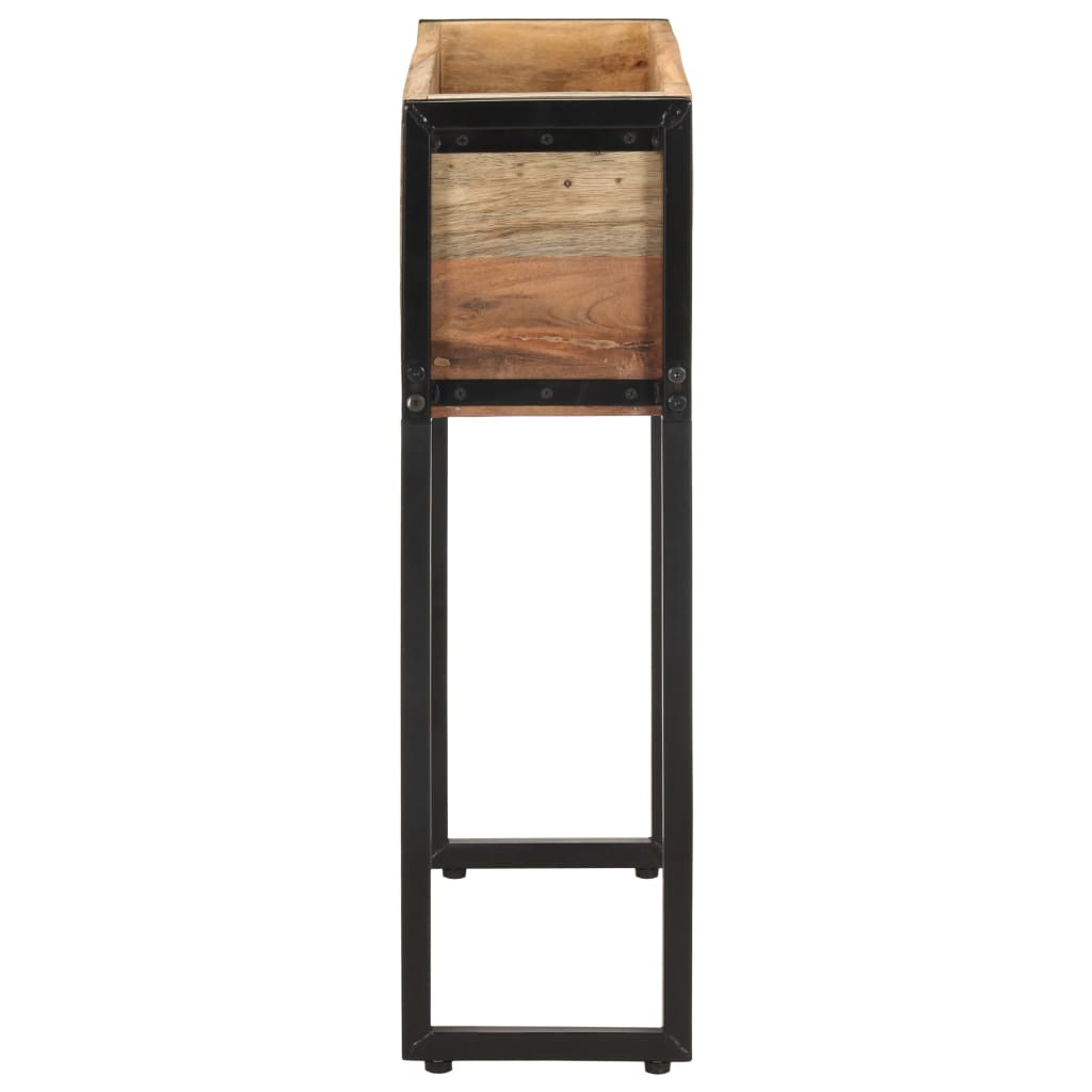 Planter 60x20x68 cm Solid Reclaimed Wood
