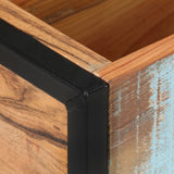 Planter 60x20x68 cm Solid Reclaimed Wood - 45-Degree Angle