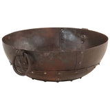 Rustic Fire Pit ?40 cm Iron - Top-Down View