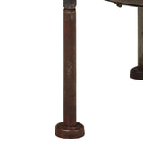 Rustic Fire Pit ?40 cm Iron - Rear View