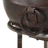 Rustic Fire Pit ?40 cm Iron