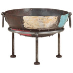 Colourful Rustic Fire Pit ?40 cm Iron